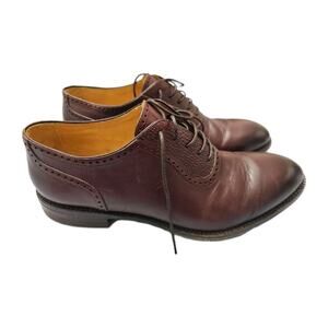 Beckett Simonon Durant Cap Toe Oxford Men’s 12 Burgundy Leather Dress Shoes